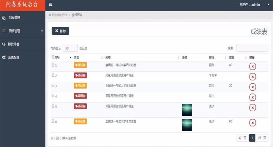 最新微信考试调查答题系统完整源码|Thinkphp3.2内核开发微信问卷考试系统源码