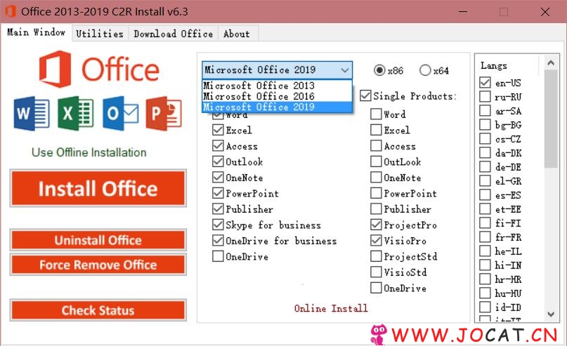 Office 2019 专业版安装+激活