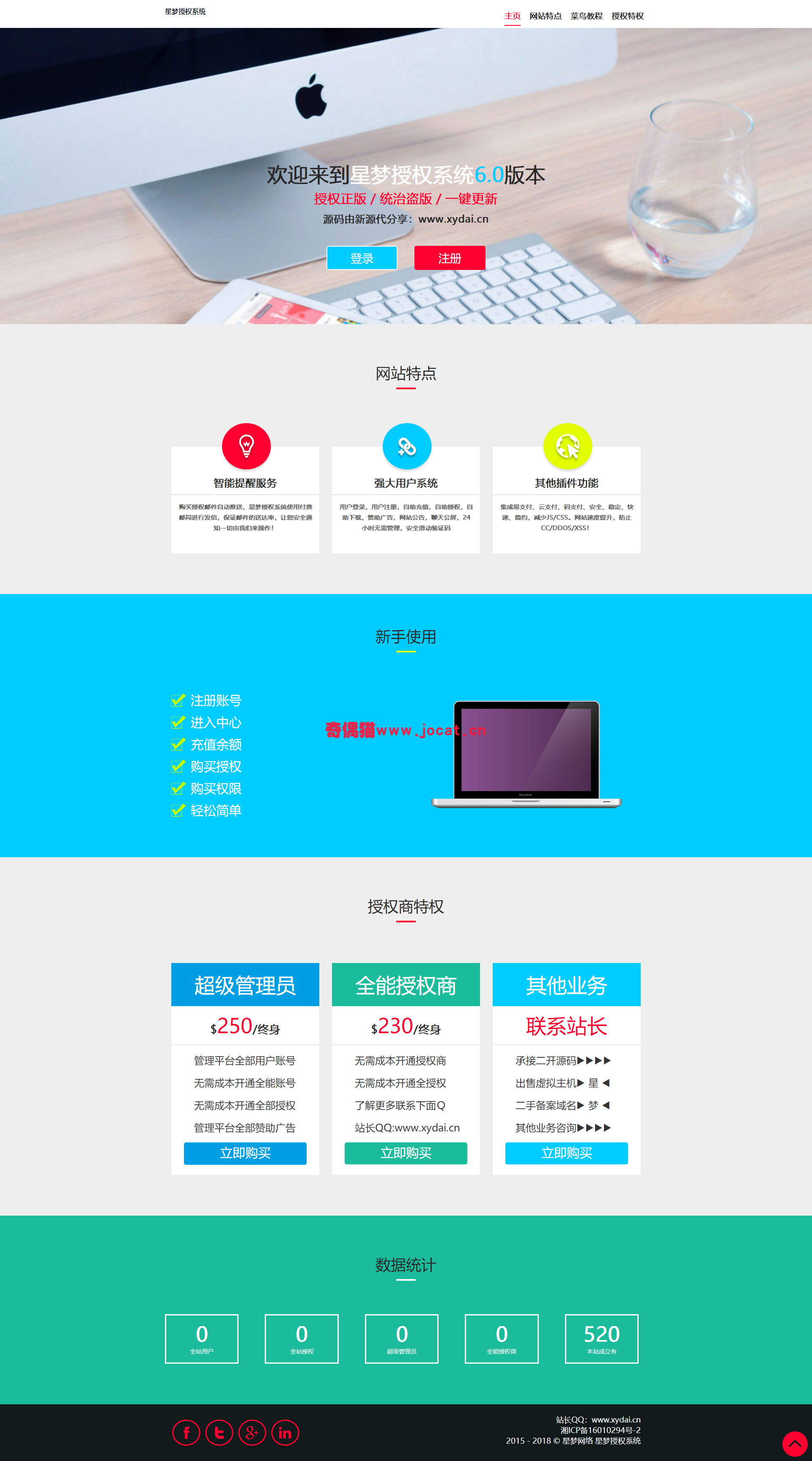 [免费源码]PHP星梦网站授权系统6.0源码 全解密无后门/工单系/广告系统,优化界面