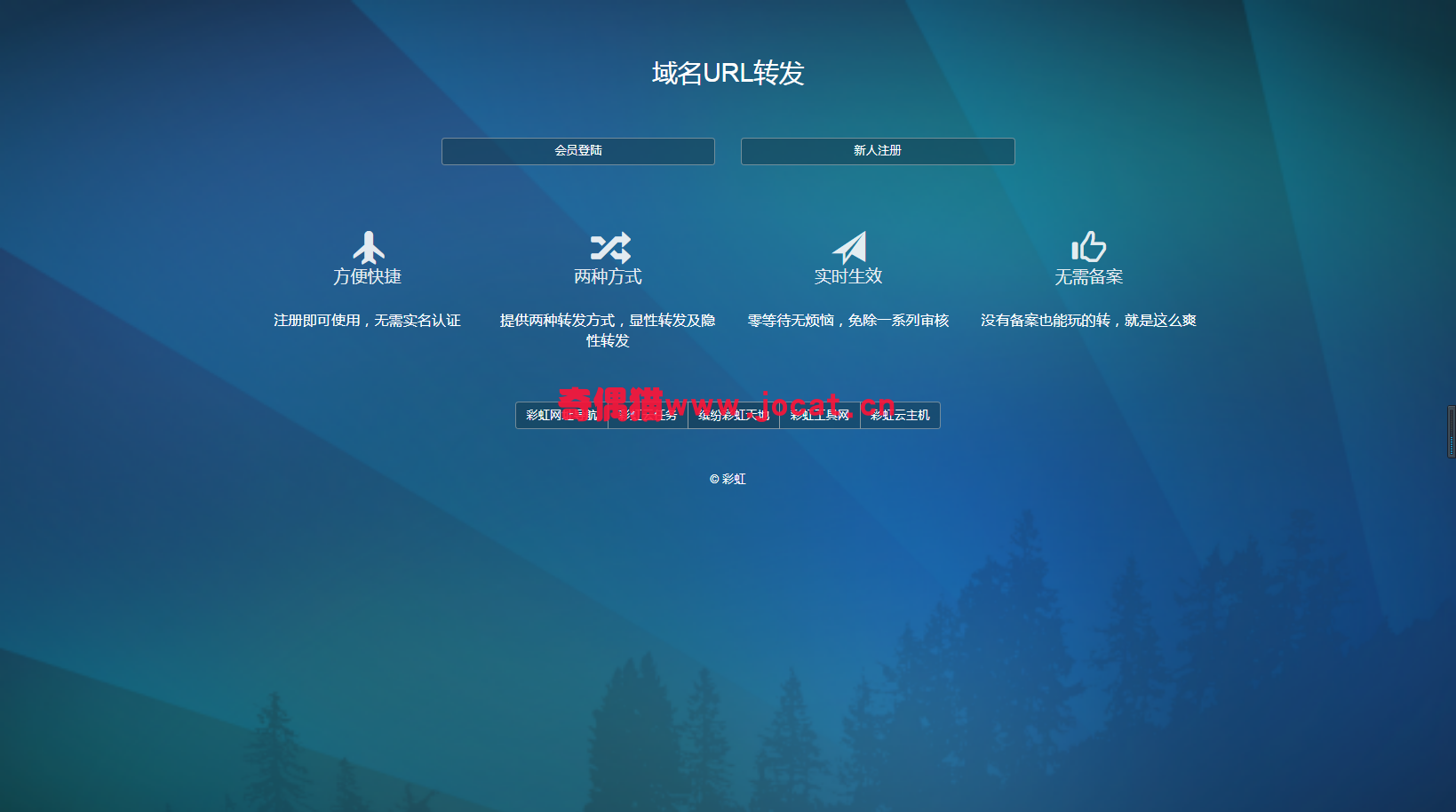 [免费源码]PHP域名url转发源码支持隐性转发