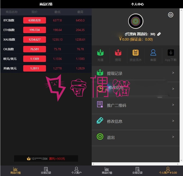 PHP源码Thinkphp微盘源码下载|微交易源码MT4外汇|贵金属交易