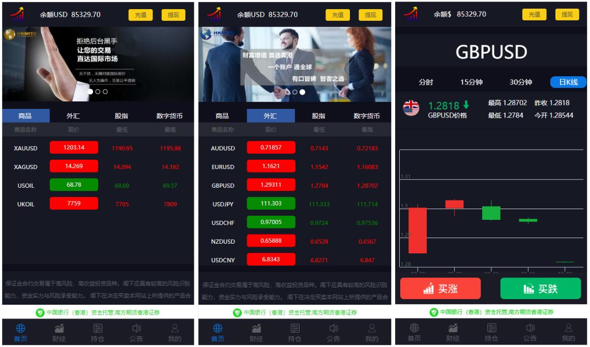 yii框架美金版外汇股指手动结算点位盘非时间盘+完善风控系统+完整数据