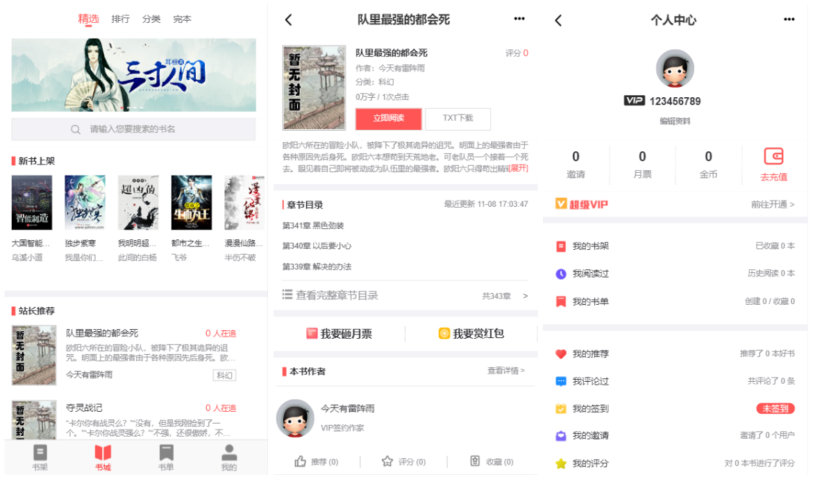 2020110903222138 - 亲测|PT小说聚合源码含会员、收费机制源码下载