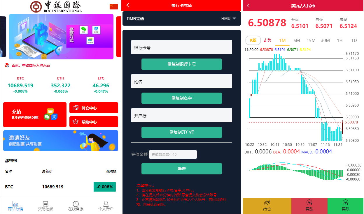 亲测|修复K线汇汇通二开版理财源码下载