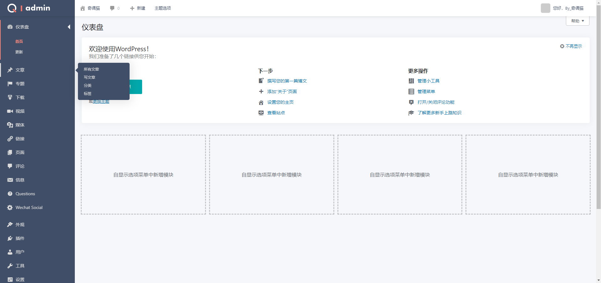 亲测|WordPress仪表盘主题插件下载