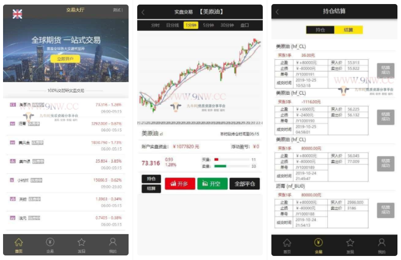 富星期货源码 中英文 PC+手机源码下载