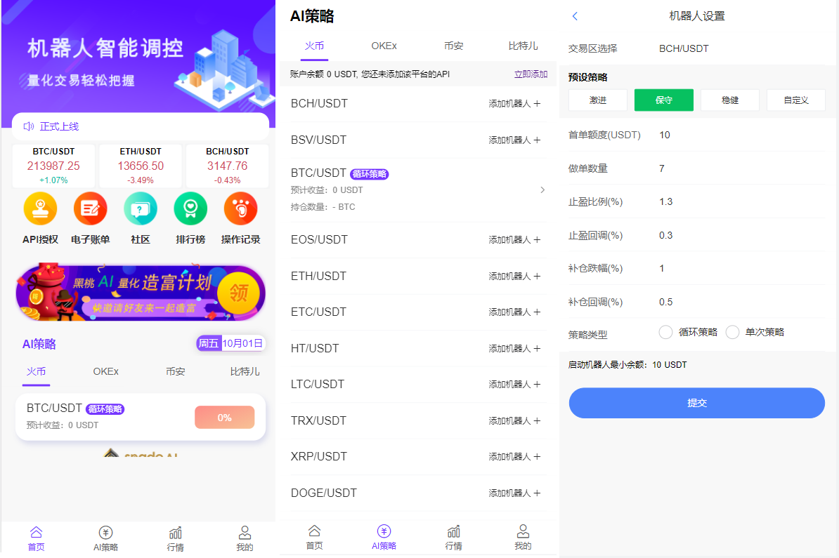 出售互换|量化机器人/AI智能交易/CCR自动量化机器人/附带VUE源码