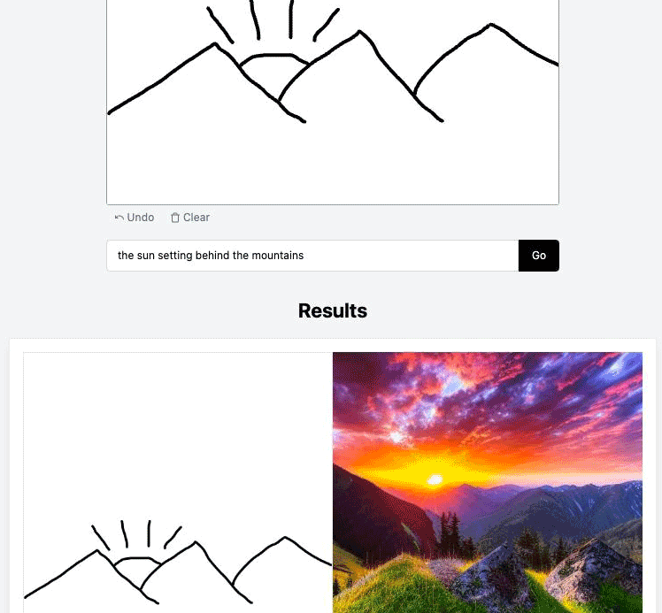 免费|Scribble Diffusion 开源涂鸦 AI 绘画草图变成精致图像源码免费下载