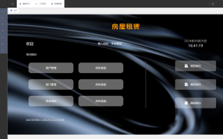 房屋租赁系统源码下载 带员工管理系统